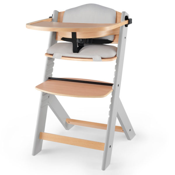 Столче за хранене в сив цвят с възглавница KinderKraft ENOCK
