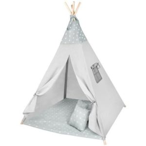 Палатка за деца - Индианско типи с възглавници
