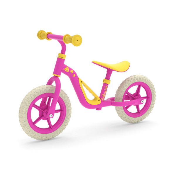 Розово колело за балансиране Chillafish Charlie