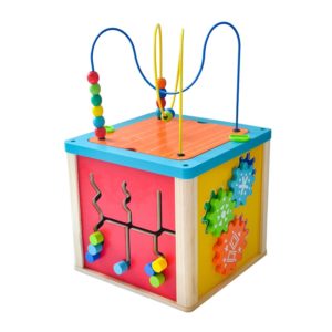 Дървена детска играчка - куб Acool Toy