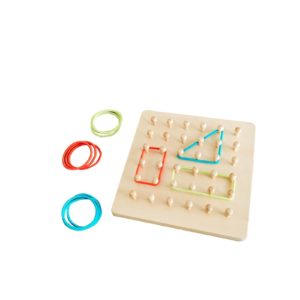 Креативна дървена игра с ластици Acool Toy