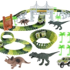 Детска писта за колички с динозавър