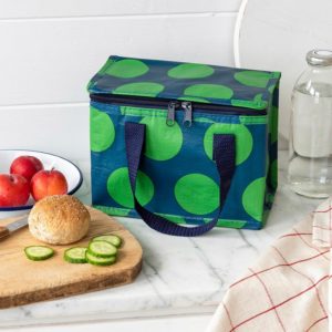 Термо чанта за обяд в син и зелен цвят Rex London