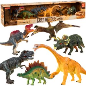 Малки играчки подвижни динозаври 6 бр. Kruzzel