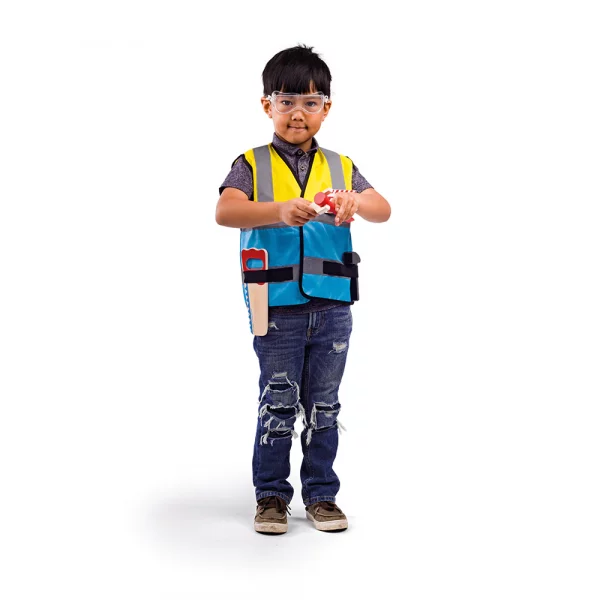 Детски костюм на Малък строител Bigjigs