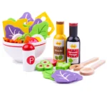 Комплект дървени играчки за салата Bigjigs
