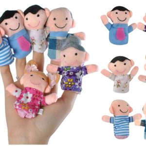 Комплект кукли за пръсти Семейство 6бр.