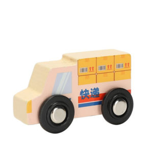 Детска дървна количка камионче Acool Toy