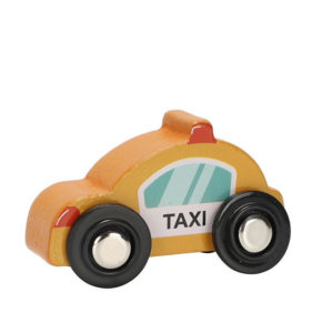 Детска дървна количка такси Acool Toy
