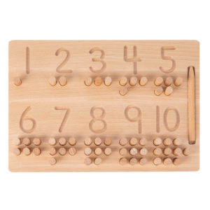 Дървена детска игра за учене на цифри Acool Toy