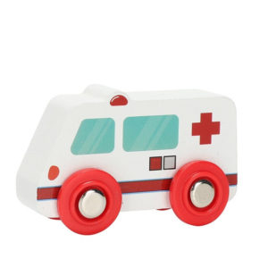 Дървена детска количка линейка Acool Toy