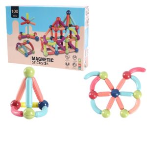 Магнитен конструктор за деца 100 части Acool Toy